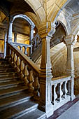 Rias della Galizia, Spagna - Pontevedra, il Sarmiento (XVIII sec) con le sua bella scalinata d'ingresso.